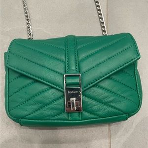 Botkier emerald green mini leather bag